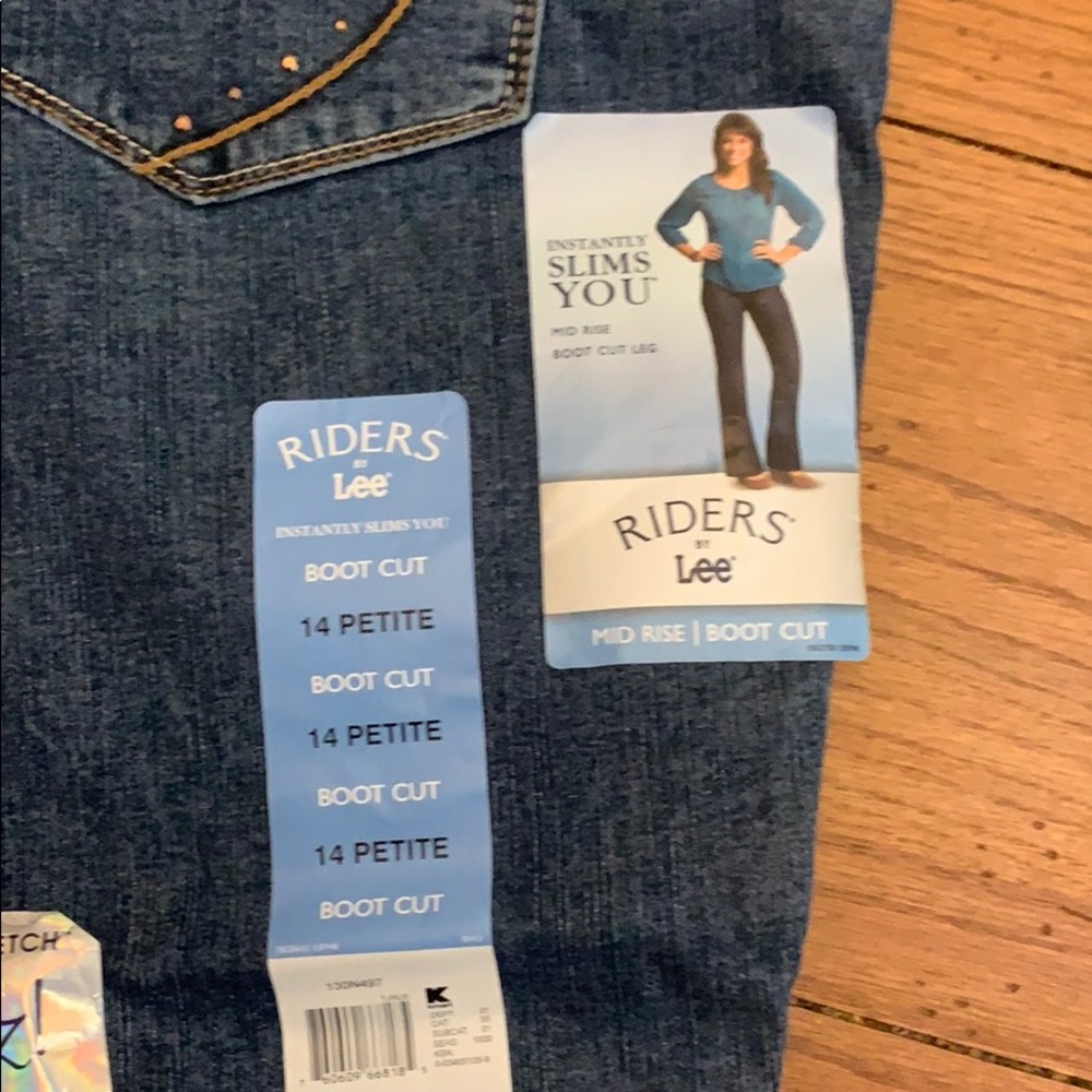 🐣🐣NWT Riders By Lee Bootcut Jeans SZ 14P🐣🐣 - Picture 16 of 16